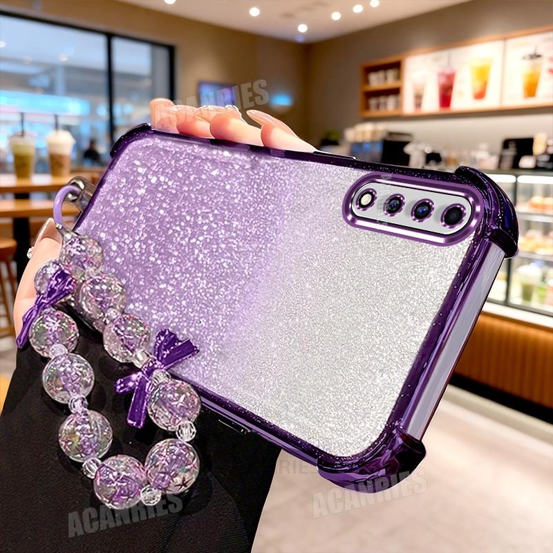 Luxusní hvězdná šňůrka 50 70 30s Pokovení Třpytivý Nárazuvzdorný Silikonový Kryt Pro Samsung Galaxy A50 A70 A30s A20 A30 A20s Zadní Kryt