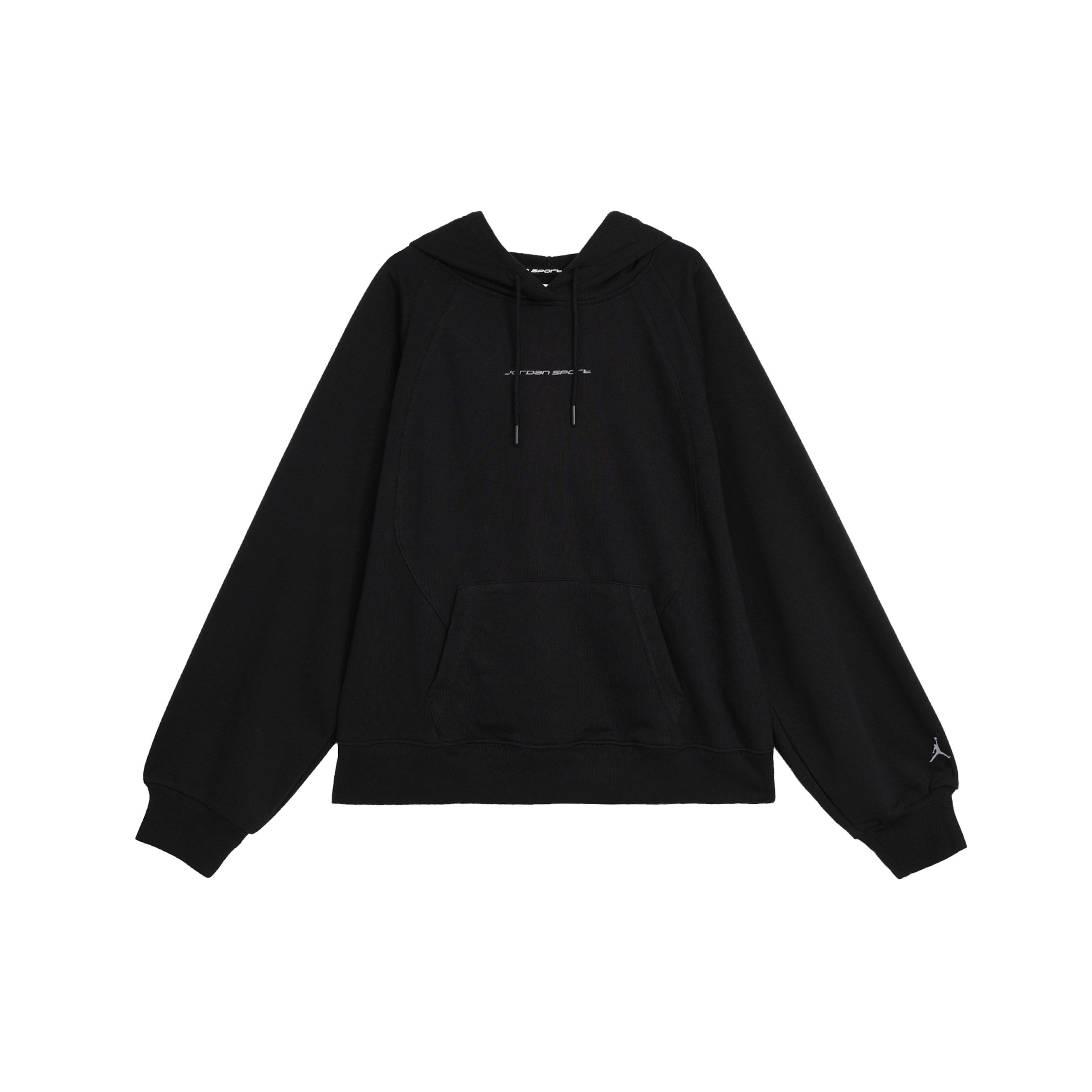 

Jordan Сплошной цвет с капюшоном, повседневная быстросохнущая толстовка, женские топы, черный FN5126-010 S