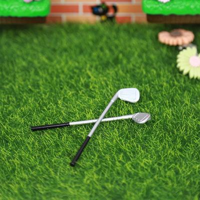 Mini golfové hole s taškou Model pro dekoraci domečku pro panenky Domeček pro panenky Miniaturní doplňky Model miniaturní scény Mikro krajina