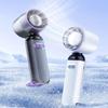 Portable Mini Hand Fan LED Digital Display Turbo Fan Travel Small USB Charging Fan  Dedicated Dryer