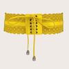 Damenhemd Breiter Taillengürtel Vintage Elegant Elastisches Seil Universeller Taillengürtel Damen Kleid Hemd Breiter Taillenbund Korsett