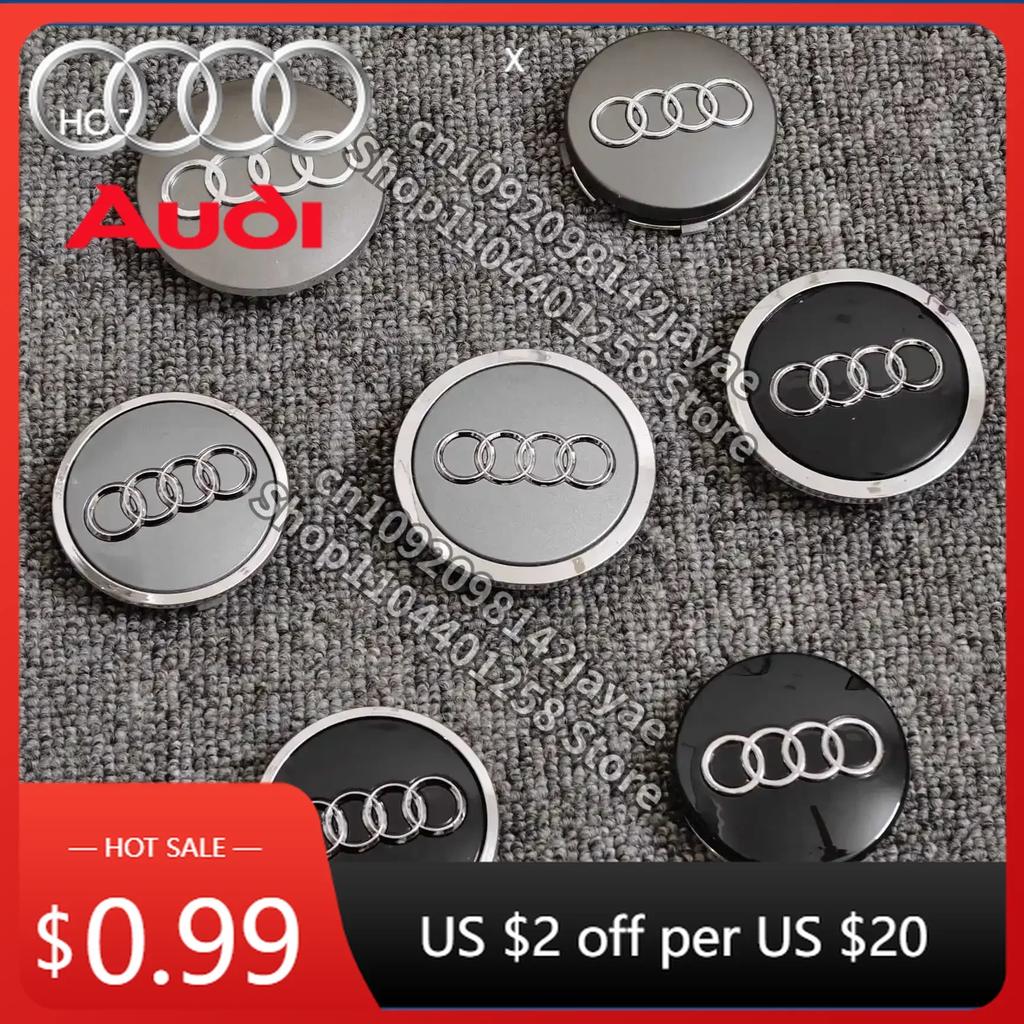 Hub Caps Hot For s1 4pcs 60mm 61mm 68mm 69mm s1 Hub Caps Car Wheel Center Caps For s1 A1 A2 A3 A4 A5 A6 A7 A8 S3 S6 Q31s