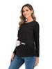 European & American 2020 Maternity Printed Long Sleeve T-Shirt