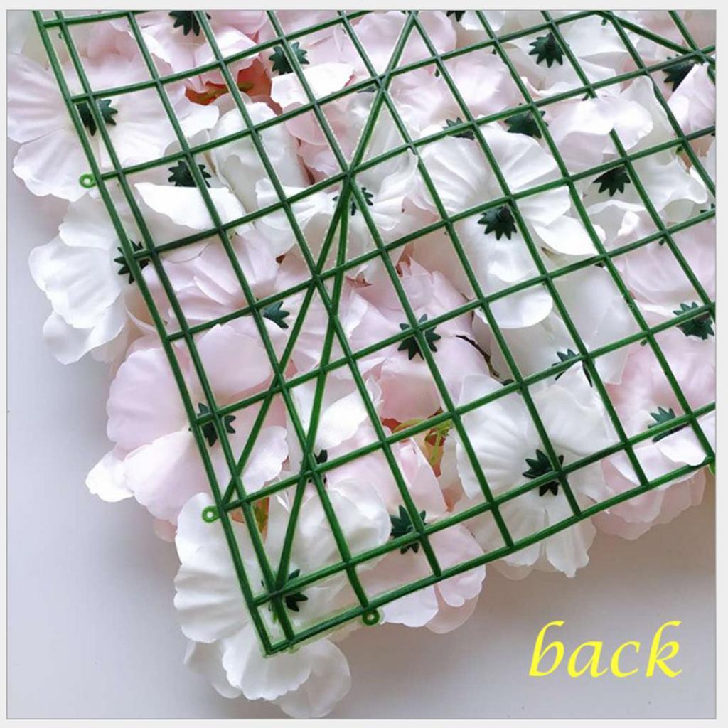 Artificial Silk Rose Flower Wall Christmas Fake Flower Panel for Wedding Party