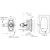 Compartment Door Locker PUSH POP Door Lock With 2keys For Swift Elldis Caravan Motorhome