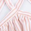 Kaslead New Arrival Women's Clothing Fashion Style Fashion Minimalist Stripes Halterneck Vacation Style Dress