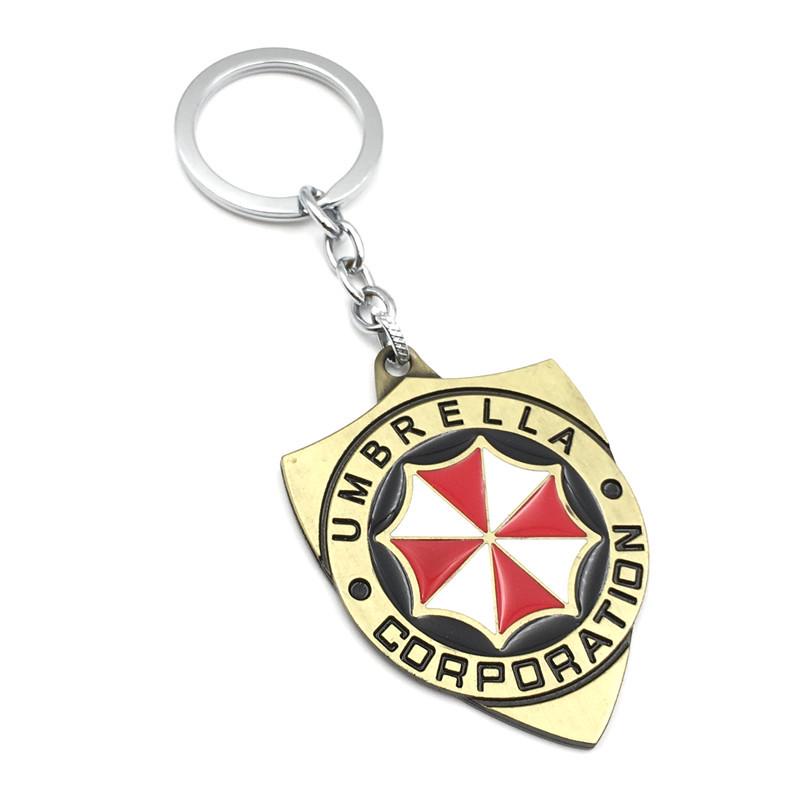 Biohazard Umbrella Crisis Logo Keychain Pendant
