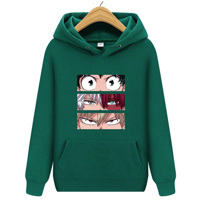 Langermet for menn og kvinner Uformell mote gensere Japansk tegneserie løs hettegenser Komfortabel kreativitet Streetwear