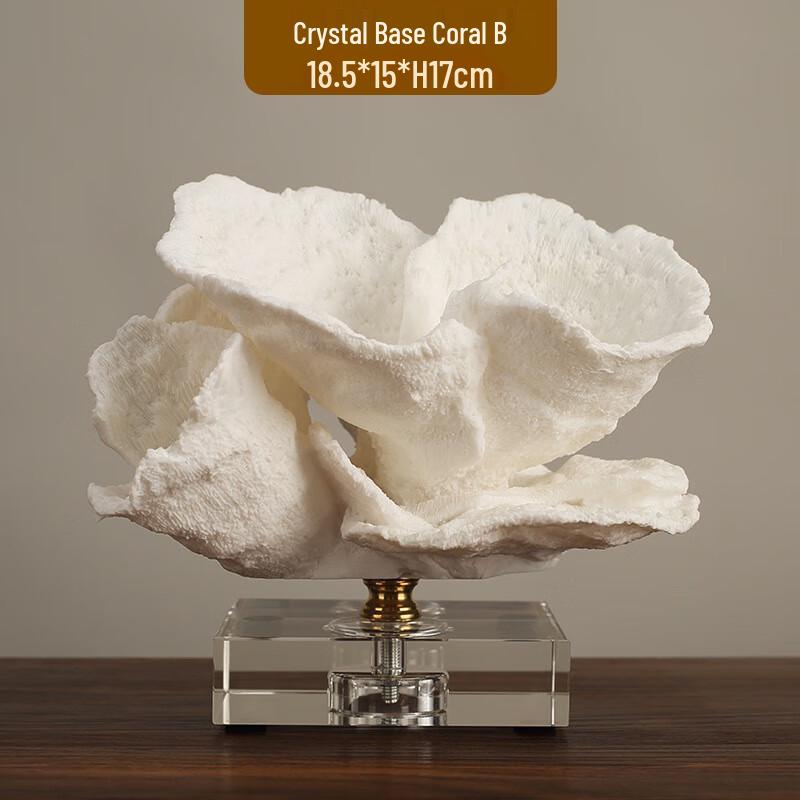 YuDuo Creative Nordic Style Simulation Coral Resin Ornament