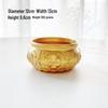 Solid Brass Eight Blessings Double Fish Money Jar