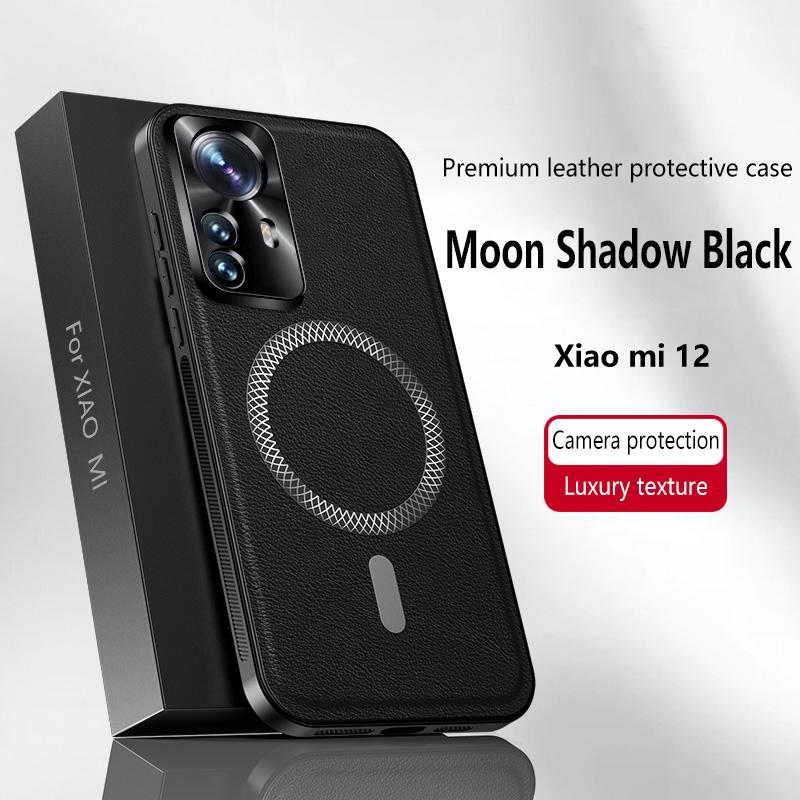 Pro Xiaomi Mi 12 12X 12S Pouzdro Magnetické Elegantní Kožené Odolné proti opotřebení Objektiv Plně Kryté Protiskluzový Úchop Kryt Okraje Skořepina