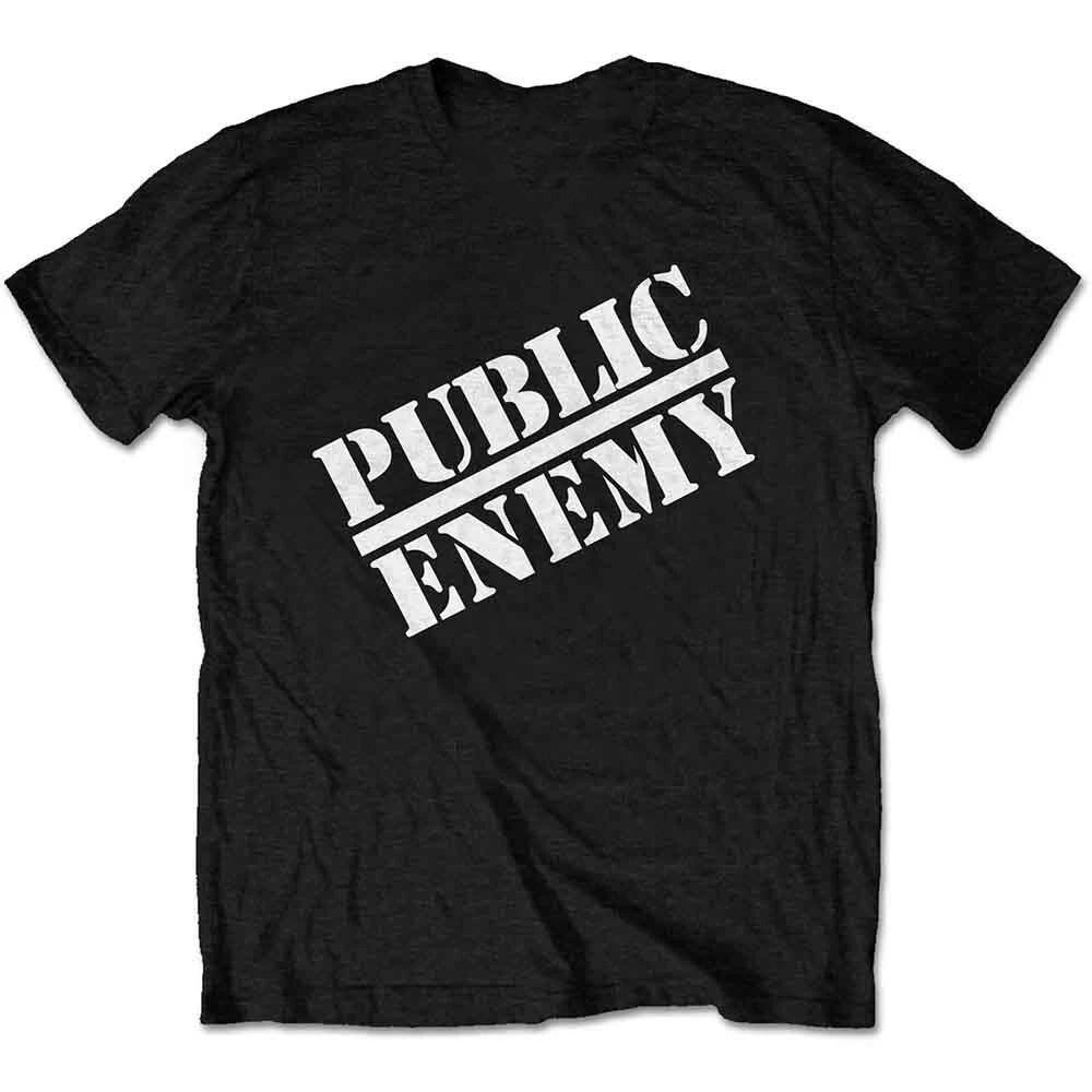 Public Enemy Logo T-Shirt Black New MEN S-5XL Unisex T-Shirt XXL