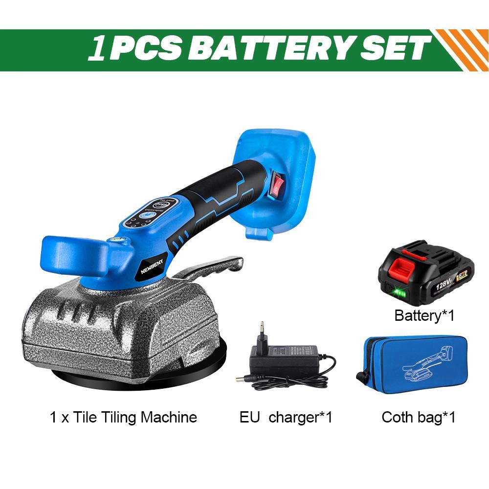 5 Gear Adjustable Tiles Tiling Machine Efficient Cordless Rechargeable Tile Vibrator Suction Cup Tool For 18V Battery