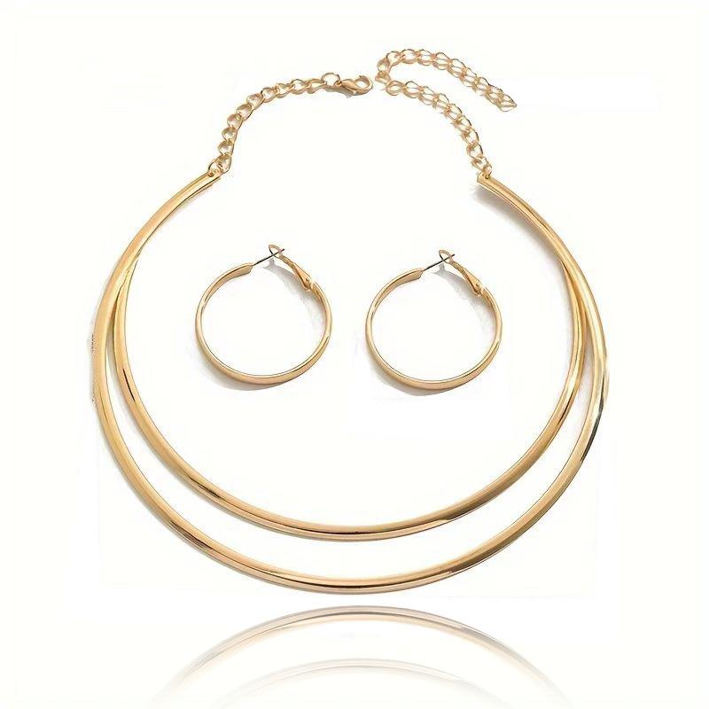 European and American Personality Wide Version Temperament Earrings Jewelry Women