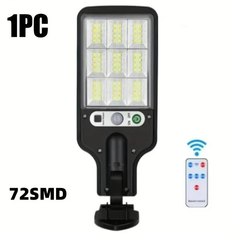 

108 COB датчик уличного освещения 3 режима освещения наружные водонепроницаемые защитные солнечные лампы для сада патио дорожка дистанционное управление свет