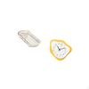 Modern Acrylic Food Tray And Wall Clock Set for Kitchen, Bathroom, Office, Cafe, Farmhouse,