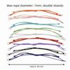 10Pcs with Ring Braided Bracelets Accessories Multi-color Waxed Bracelet  Jewelry Making