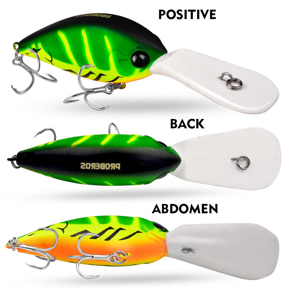 12,5 CM 24,5 G Esca Minnow da Pesca Galleggiante Roccia Plastica Pesce Esca Piccolo Grasso Esca Luya Amo 4 # Attrezzatura da Pesca
