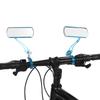 1 Pair Bicycle Handlebar Review Rear Back View 360 Rotation Mirror for Road Bikes (Blue)