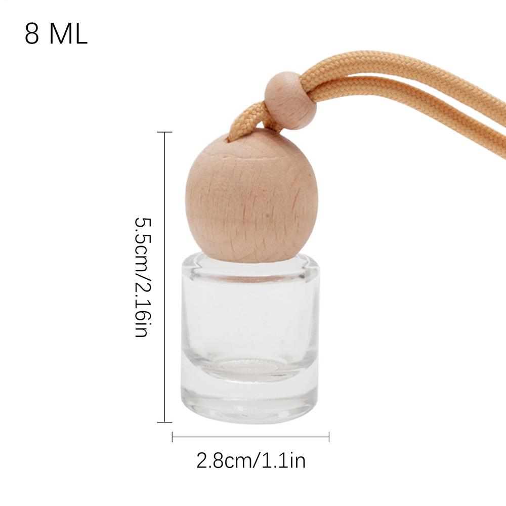 Car Diffuser Bottle 8ml Car Air Freshener Perfume Bottle Refillable Fragrance Interior Accessories Pendant Auto Decoration
