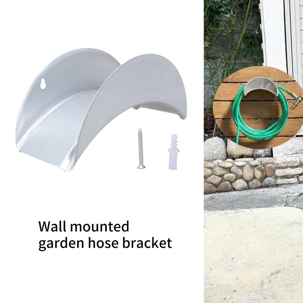 Garden Hose Holder Heavy Duty Hose Hanger Wall Mounted Hose Holder Hose Stand For Garden Hose Storage Extension Cord