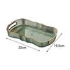 Acrylic Serving Tray Cosmetic Storage Bathroom Vanity Cafe Cafeteria Food for Bedroom