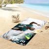 A.J. Brown Print Beach Towel, Large Soft Quick Dry Towel for Beach Camping Swimming