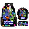 Rainbowfriends Rainbow Friends Backpack Elementary School Bag Children'S Meal Bag Pencil Bag