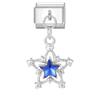 Women Fashion Zircon Star Butterfly Golden Heart Tassel Chain Italian Charms Fit 9mm Stainless Steel Bracelet DIY Jewelry Gift