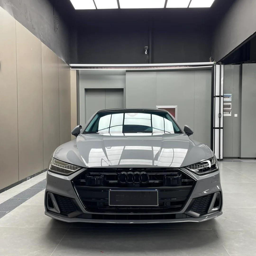 Nardo Grey High Gloss PET Car Wrap Protective Film