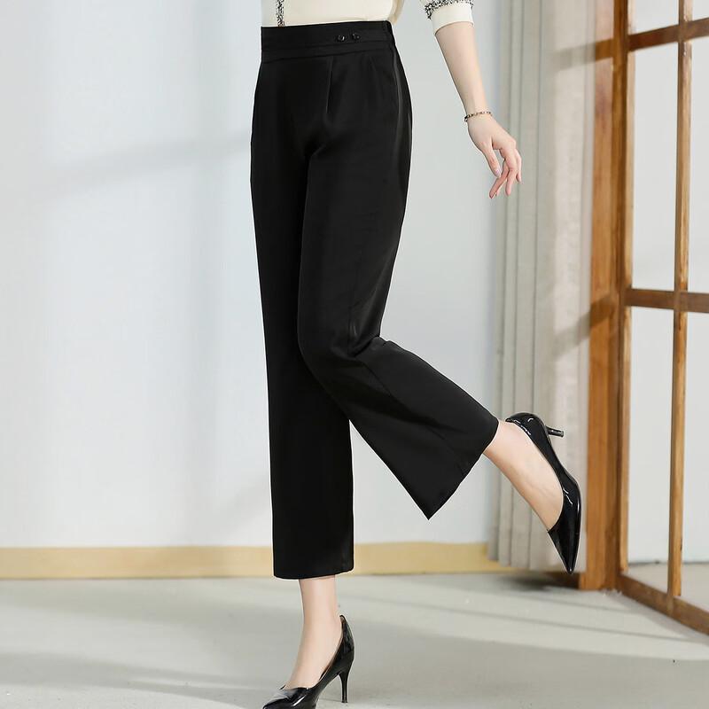 Pastell Damen Übergröße Gerades Bein Elastischer Bund Lässige Hose