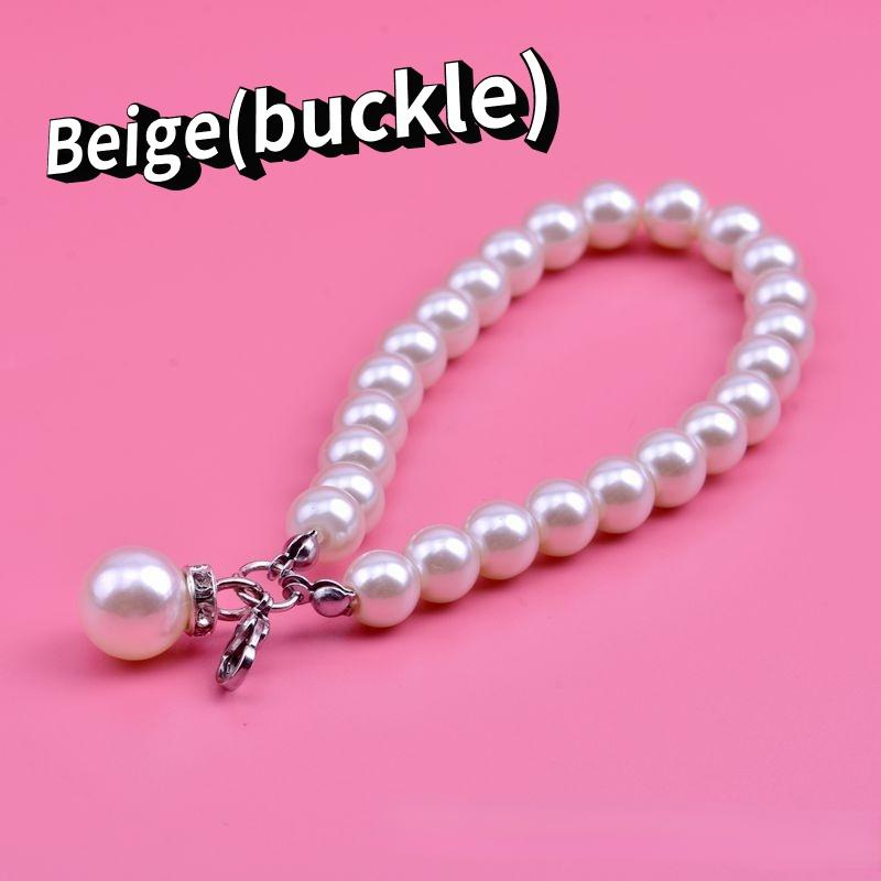 Короткая цепочка с имитацией жемчуга — фото 19