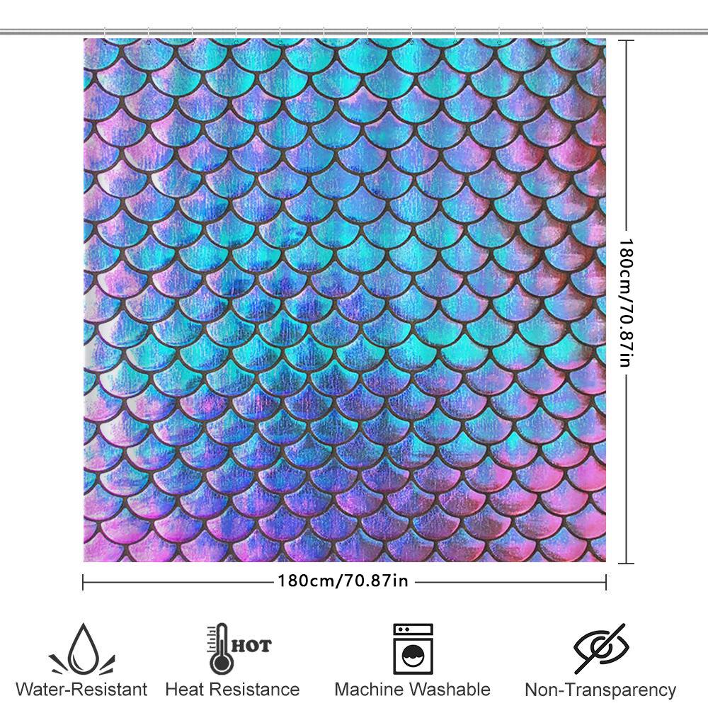 Artistic Shower Curtain Decorative Bathroom Waterproof Fabric Floral Design For Home Decoration (128 Characters)