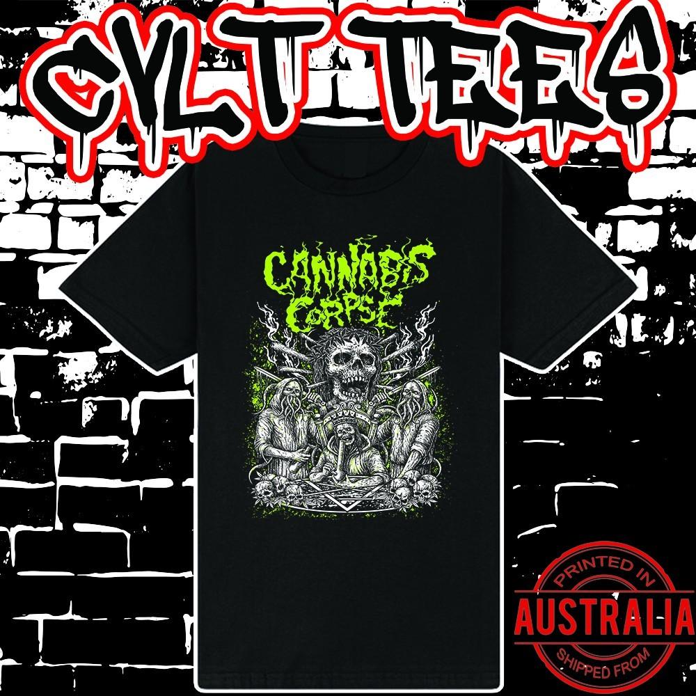 Футболка группы Slipknot ~ Премиум Черная Хлопковая Футболка Gildan Унисекс L