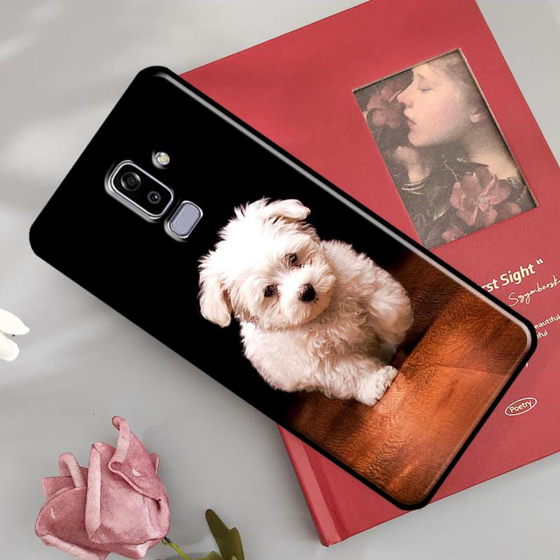 Maltese Dog Puppies Case For Samsung Galaxy J7 J5 J1 J3 2016 A3 A5 2017 A6 A7 A8 A9 J8 2018 J4 J6 Plus Coque