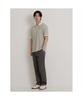 Binpolmen Summer Texture Comfort Fit Slacks Khaki