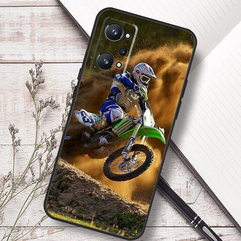 Moto Motorcycle For Realme GT 7 Pro 6 5 GT 6T C67 C61 C55 C53 C51 C21Y C25S C75 10 11 12 13 14 Pro Plus Case
