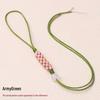 Peach Blossom Knot Phone Chain & Bag Pendant - Handmade Woven Jewelry Lanyard