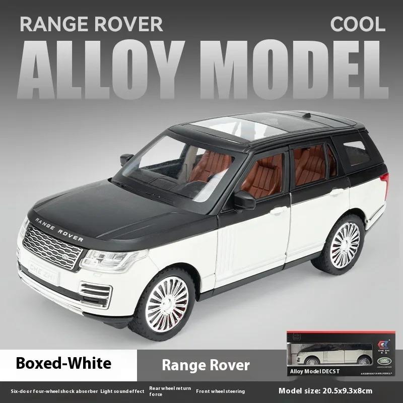 

1/24 Land Rover Range Rover литой под давлением автомобиль модель внедорожника SUV имитация металлического автомобиля модные украшения подарок для детей белый
