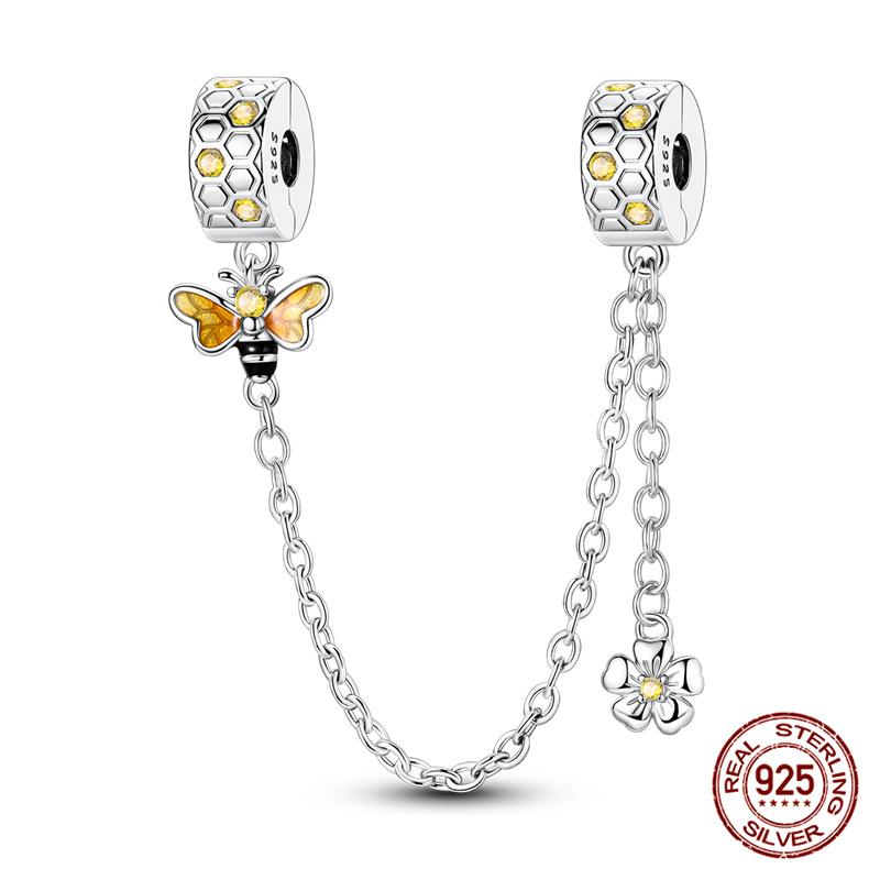 Original 100% 925 Silver Fire Dragon Beads Our Lady Of Cross Charms Fit 925 Bracelet DIY Jewelry Making Women's Gift