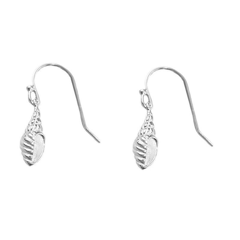 

Уникальные креативные серьги-ракушки, весенние и весенние модные серьги-ракушки Ocean Wind Ebay Copper (Silver)