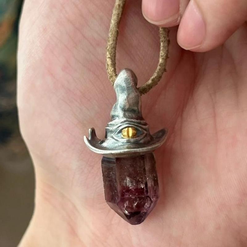 

Ожерелье-подвеска «Шляпа ведьмы» Нишевый дизайн Уникальный Простой Художественная индивидуальность Подвеска с высоким чувством Ювелирное изделие Браслет