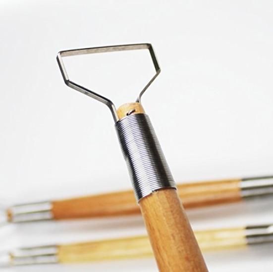 Ceramic Pottery Tools Flat Wire Fixed Supplies, Set, 7-Piece Set, Clay, Wire, C14, Spatula, Tip,