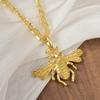 Classic Gold Design Necklace, Simple and Fashionable Personality, Daily Versatile Commuter Model, Little Bee Pendant, Versatile Woman 2026