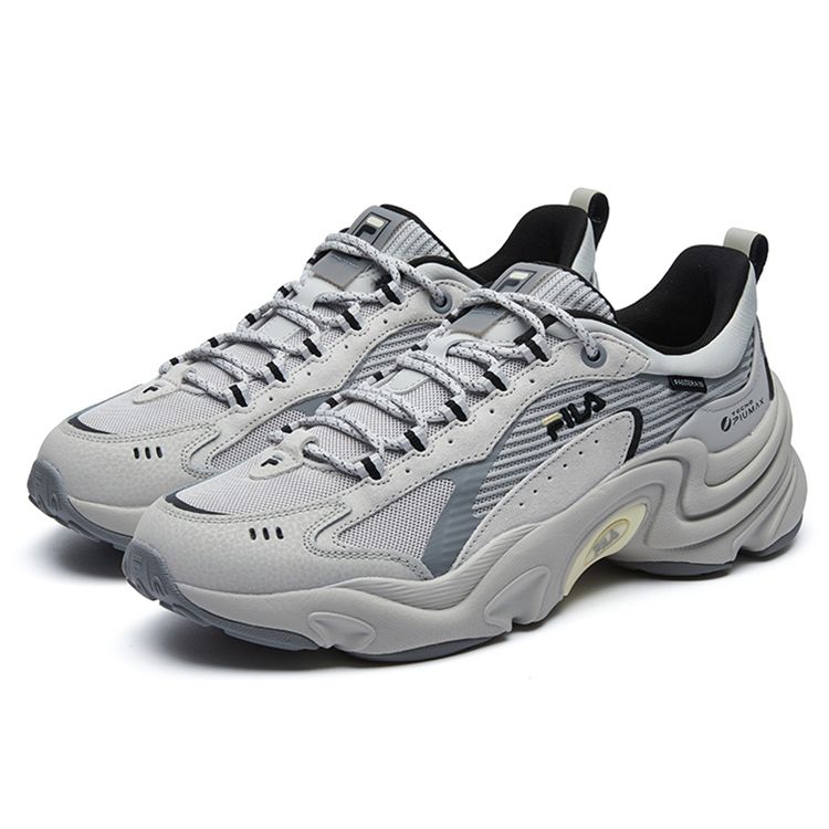 FILA Pantera Heritage EVA Rubber TPU Casual Comfortable Low-Top Dad Shoes Men sneaker Gray F12M141107FAA