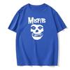 Men's Hip-hop Punk Skull Misfits Brand Cotton Short-sleeved T-shirt Cool Design Men's Summer Round Neck Fashion Versatile Basic