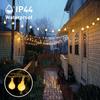 JMEXSUSS 100 LED Globe String Lights Indoor Bedroom, 33ft Classroom Lights | Connectable Warm White Christmas Lights Plug In with Remote, 8 Modes