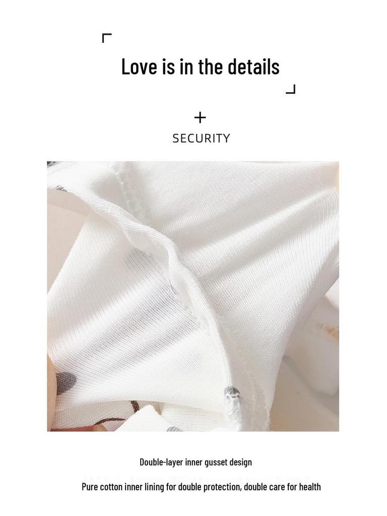 Girls' Antibacterial Pure Cotton Boxer Briefs - A-Grade Comfort for Kids