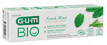 Pasta do zębów Fresh Mint z aloesem GUM BIO Sunstar 75 ml