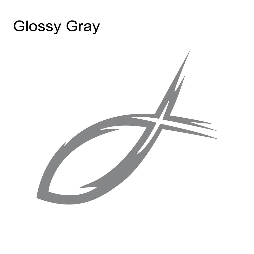 Христианская Рыба Племенная Наклейка Окно Автомобиля Грузовик Стена Дверь Символ Иисуса Знак Виниловые Наклейки Бампер Ноутбук Графика Декор Аксессуары 1 Piece